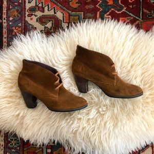 Clarks heeled desert booties
